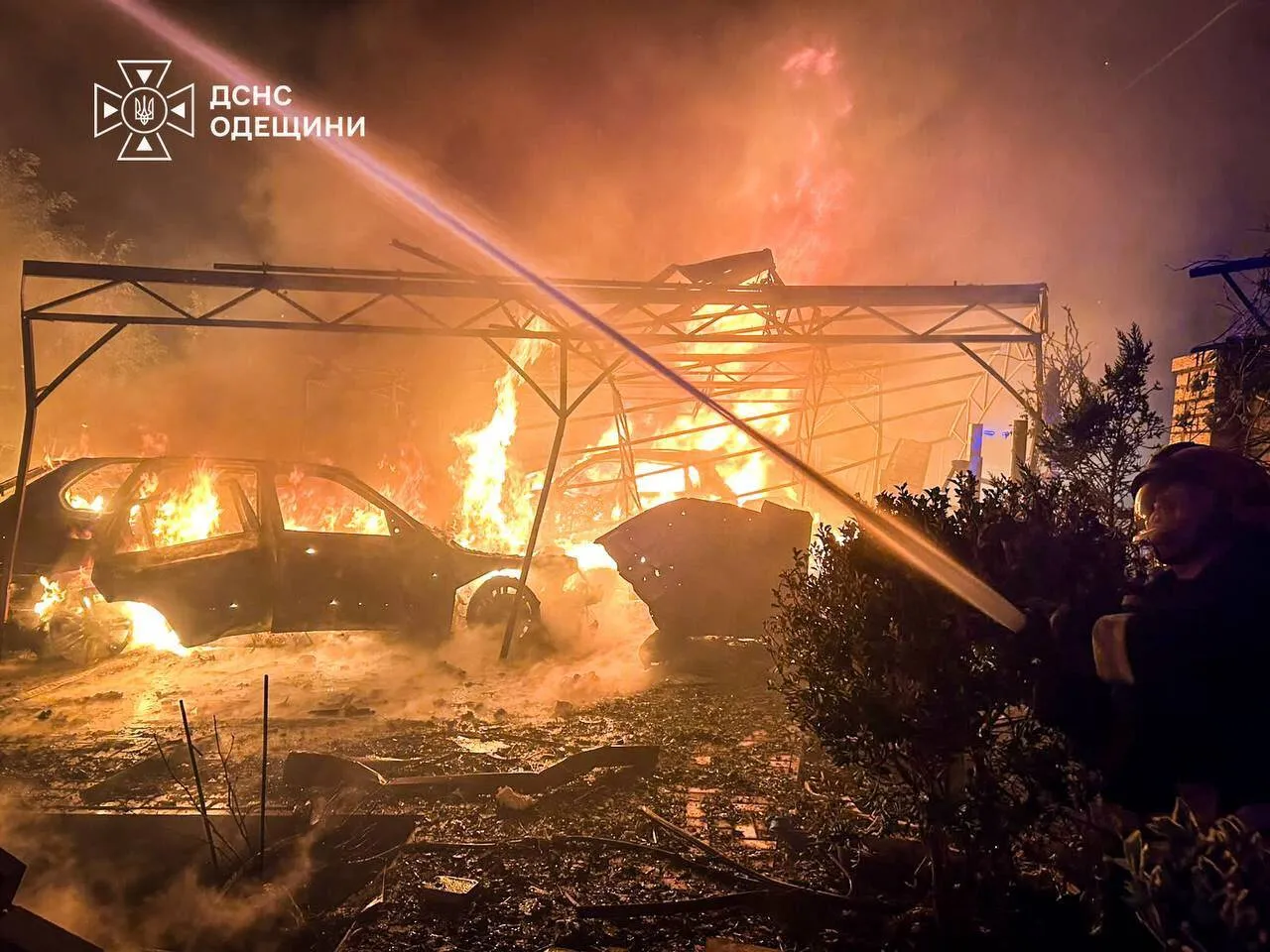 Последствия вражеского удара в Одесской области