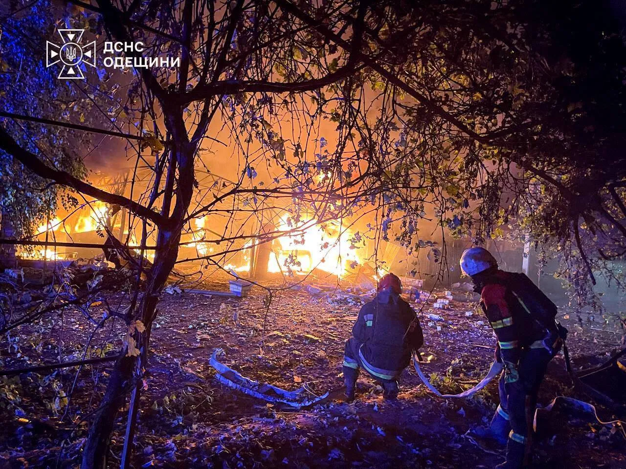 Последствия вражеского удара в Одесской области