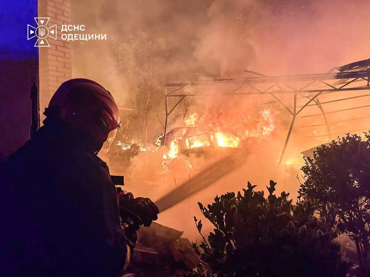 Последствия вражеского удара в Одесской области