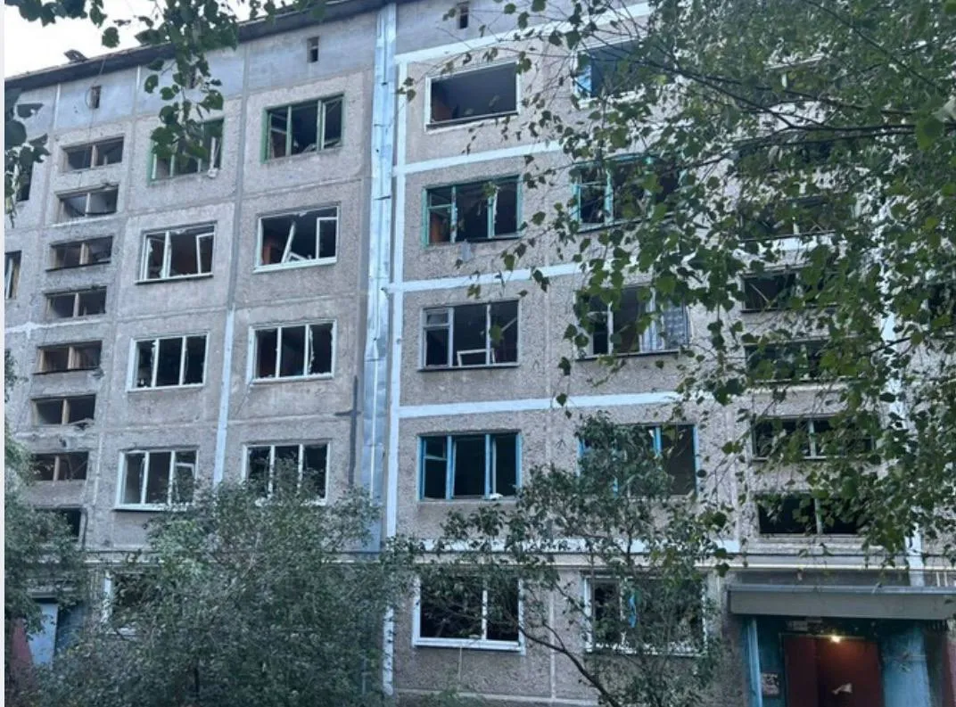 Последствия обстрела Славянска