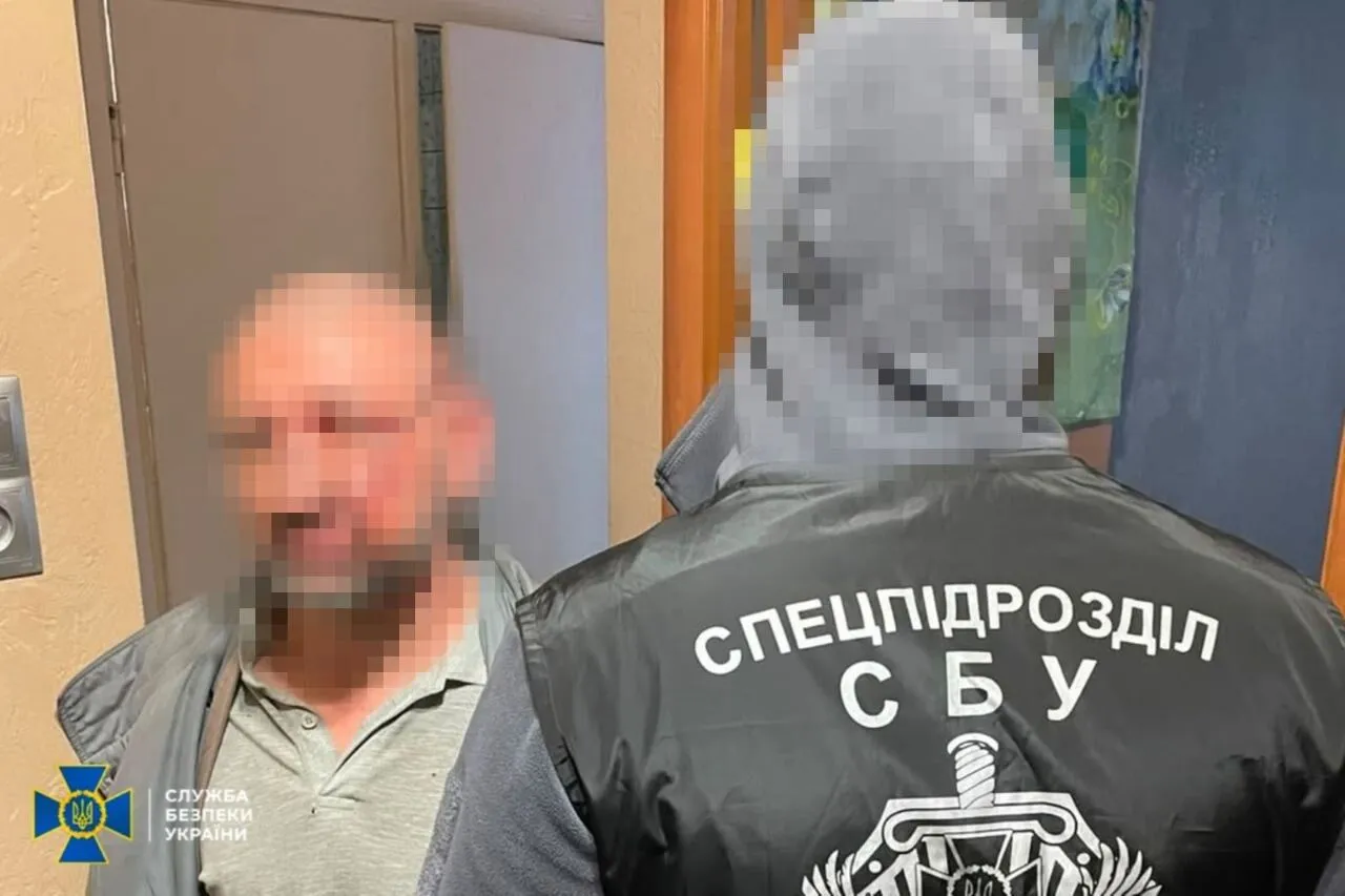 Затриманий місцевий житель у Харкові.