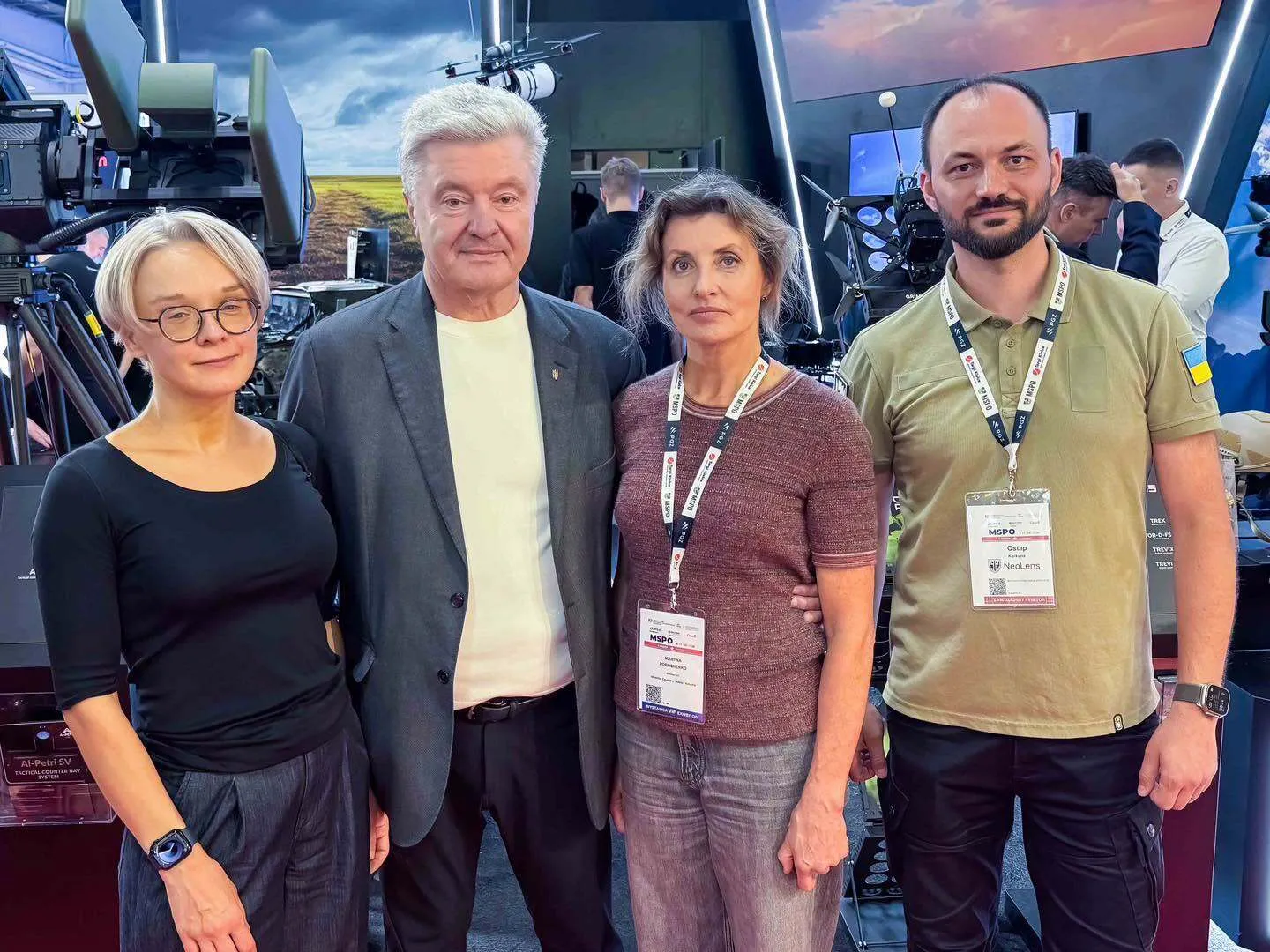 Команда Порошенка на виставці озброєнь&nbsp; MSPO 2026