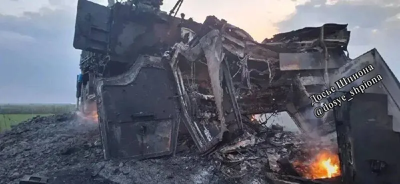 Знищений ЗРК "Панцир-С1" у Ростовській області.