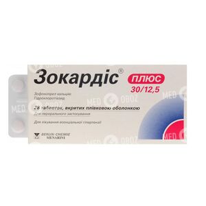 Зокардис Плюс 30/12,5