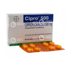 Ципро-500: Состав, Показания, Дозировка, Побочные Эффекты
