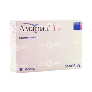 Амарил М 1 мг/250 мг