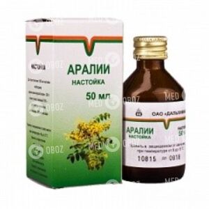 Аралии Настойка