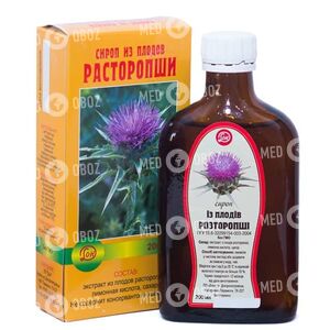 Сироп Из Плодов Расторопши