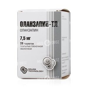 Оланзапин-ТЛ 7,5 мг