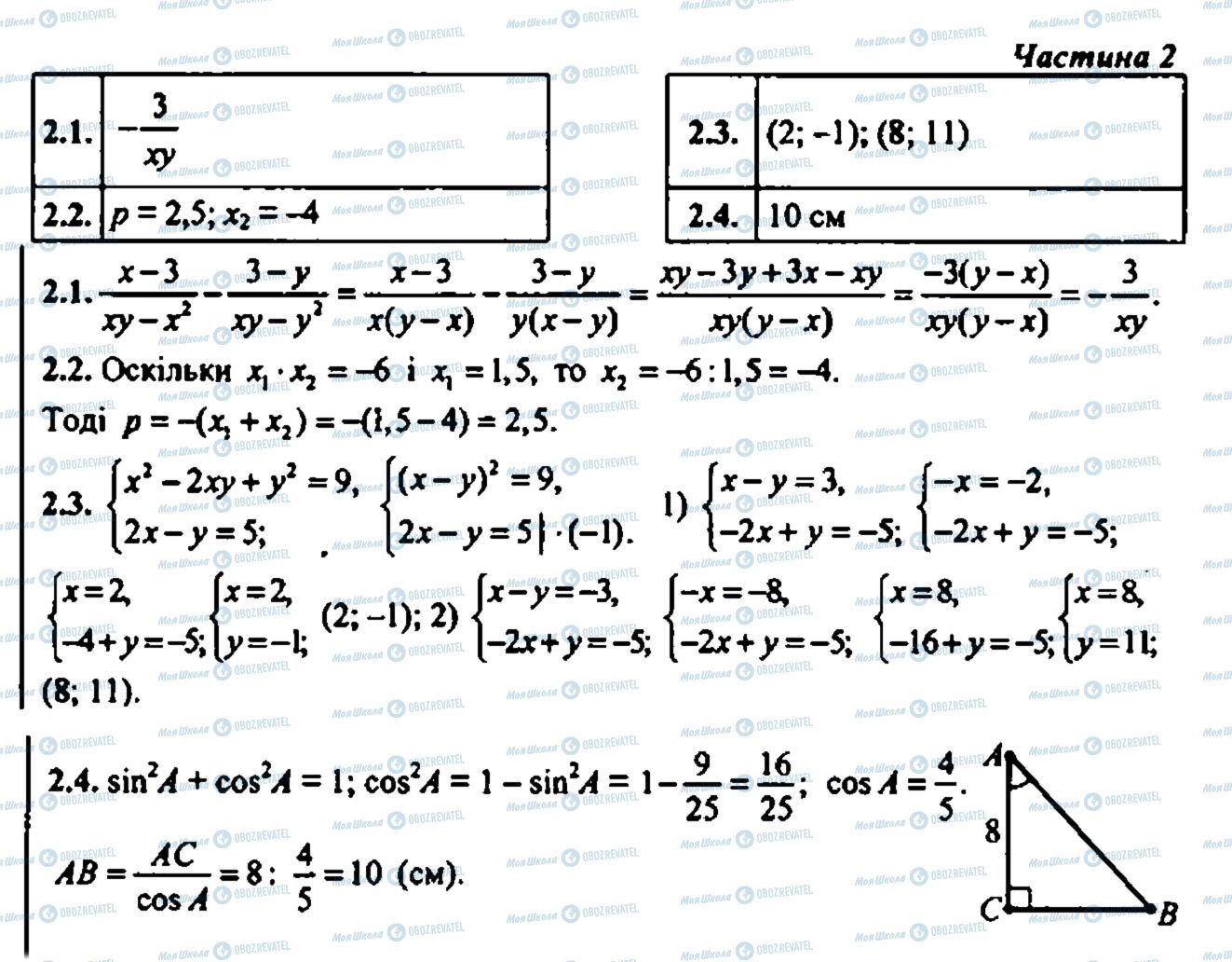 ДПА Математика 9 класс страница 2