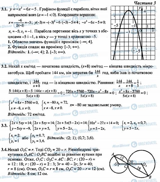 ДПА Математика 9 клас сторінка Частина 3