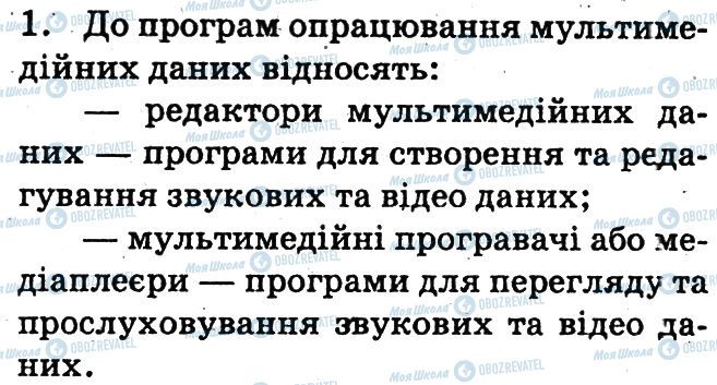 ГДЗ Інформатика 6 клас сторінка 1