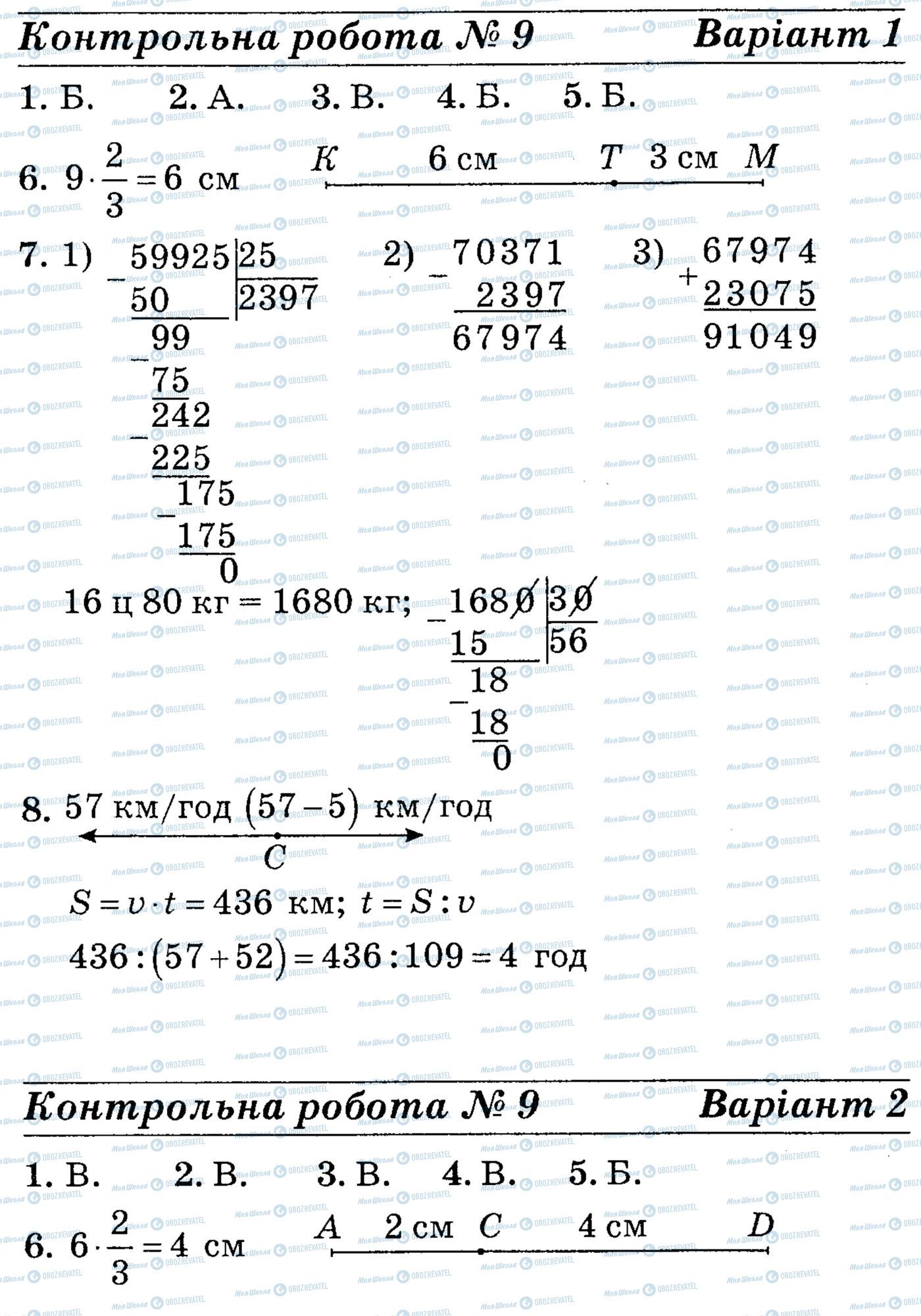 ДПА Математика 4 клас сторінка math-DPA-2013-4kl-K9-5