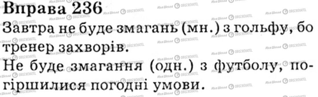 ГДЗ Українська мова 6 клас сторінка Bnp.236