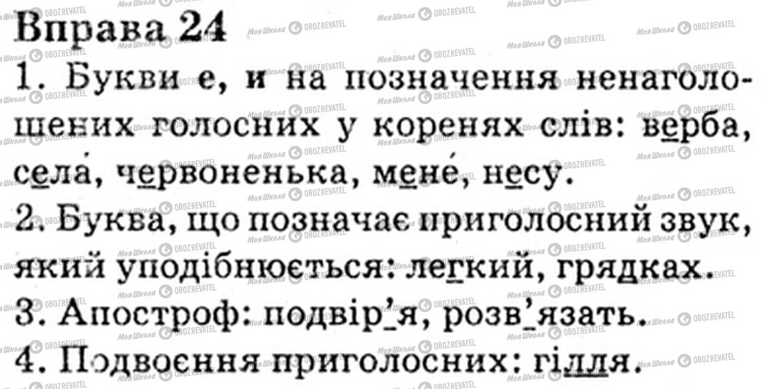 ГДЗ Українська мова 6 клас сторінка Bnp.24