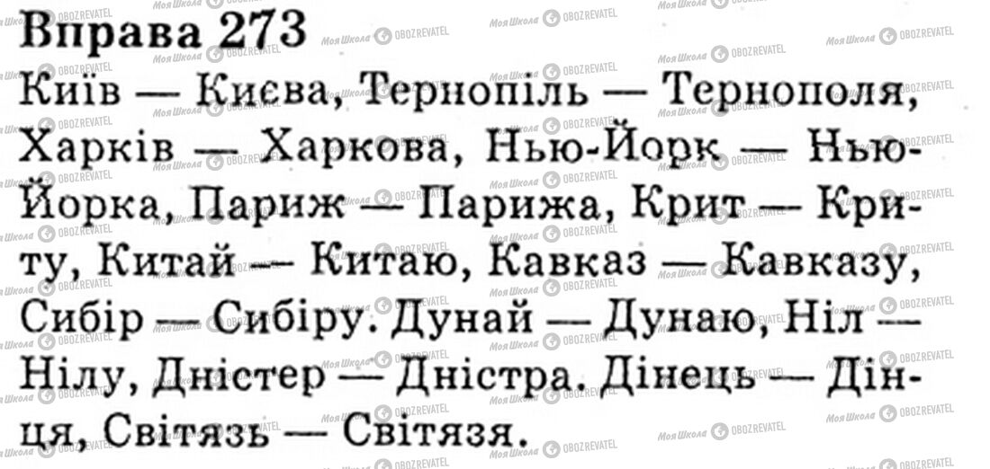 ГДЗ Українська мова 6 клас сторінка Bnp.273