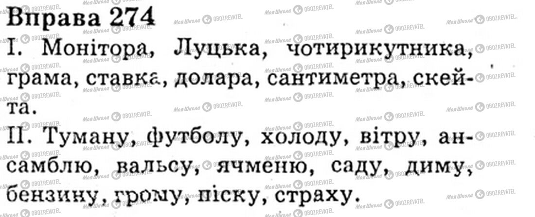 ГДЗ Українська мова 6 клас сторінка Bnp.274