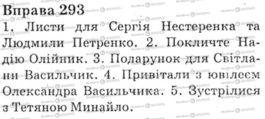 ГДЗ Українська мова 6 клас сторінка Bnp.293