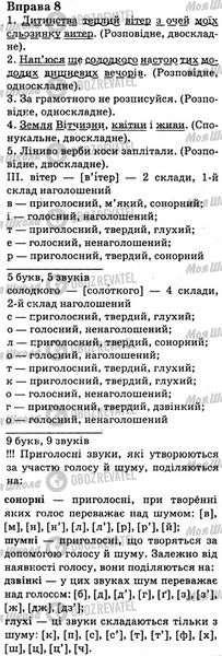 ГДЗ Укр мова 6 класс страница Bnp.8