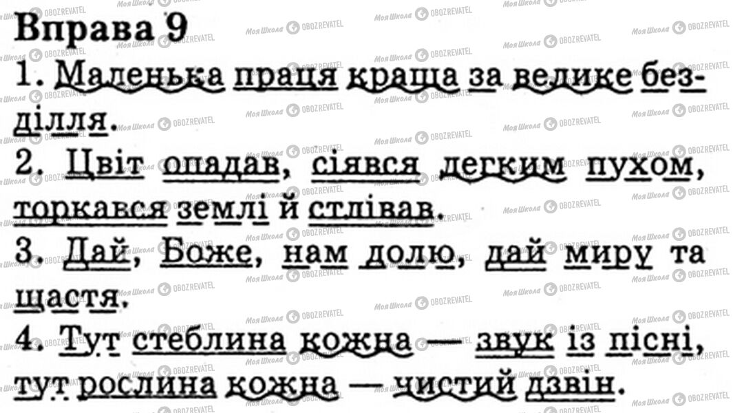 ГДЗ Українська мова 6 клас сторінка Bnp.9