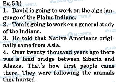 ГДЗ Англійська мова 6 клас сторінка ex.5,p125