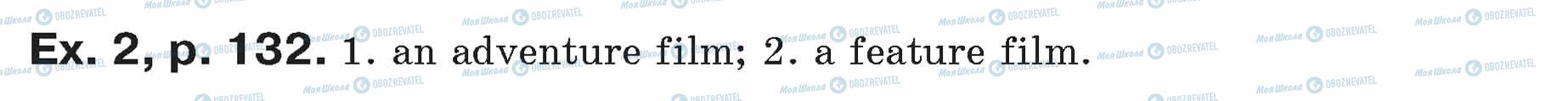 ГДЗ Англійська мова 7 клас сторінка ex.2.p.132