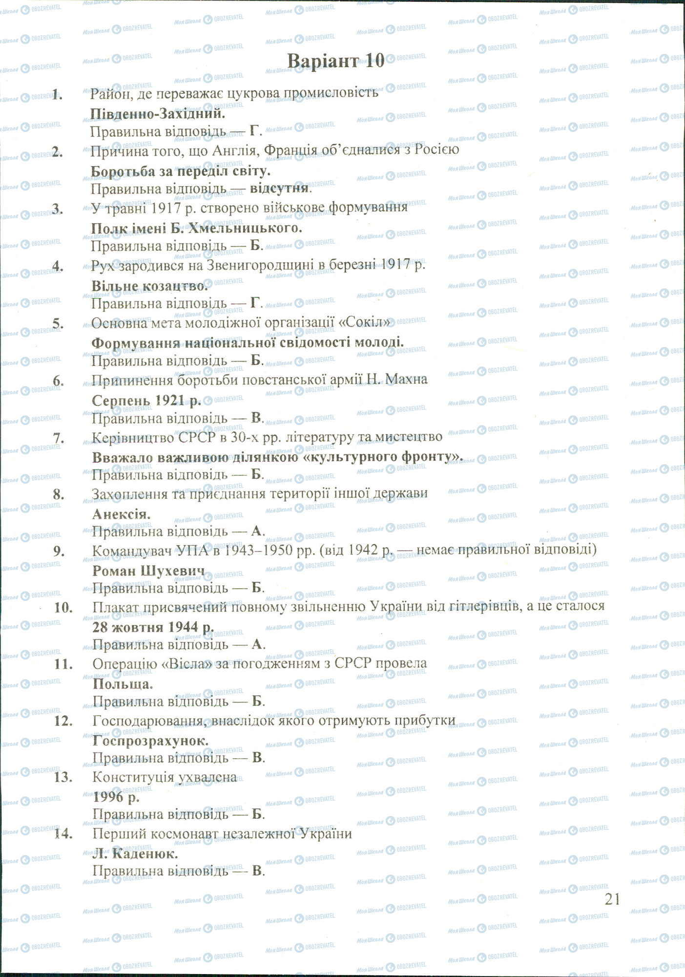ДПА История Украины 11 класс страница image0000026A
