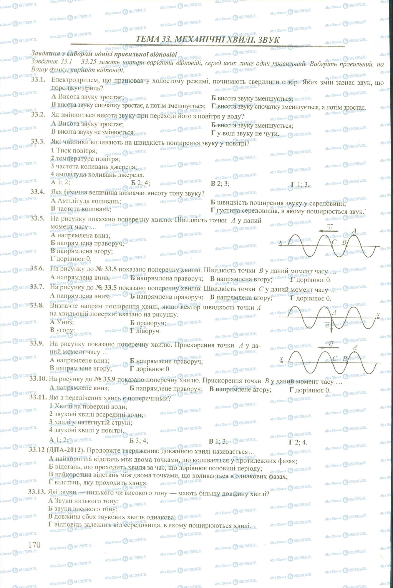 ЗНО Фізика 11 клас сторінка 1-13