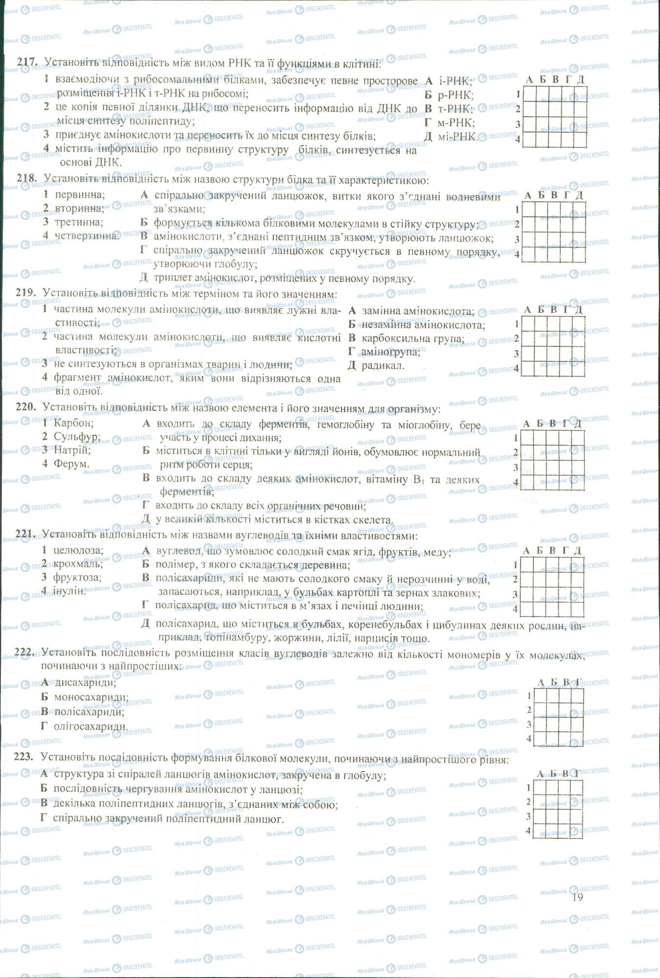 ЗНО Биология 11 класс страница 217-223