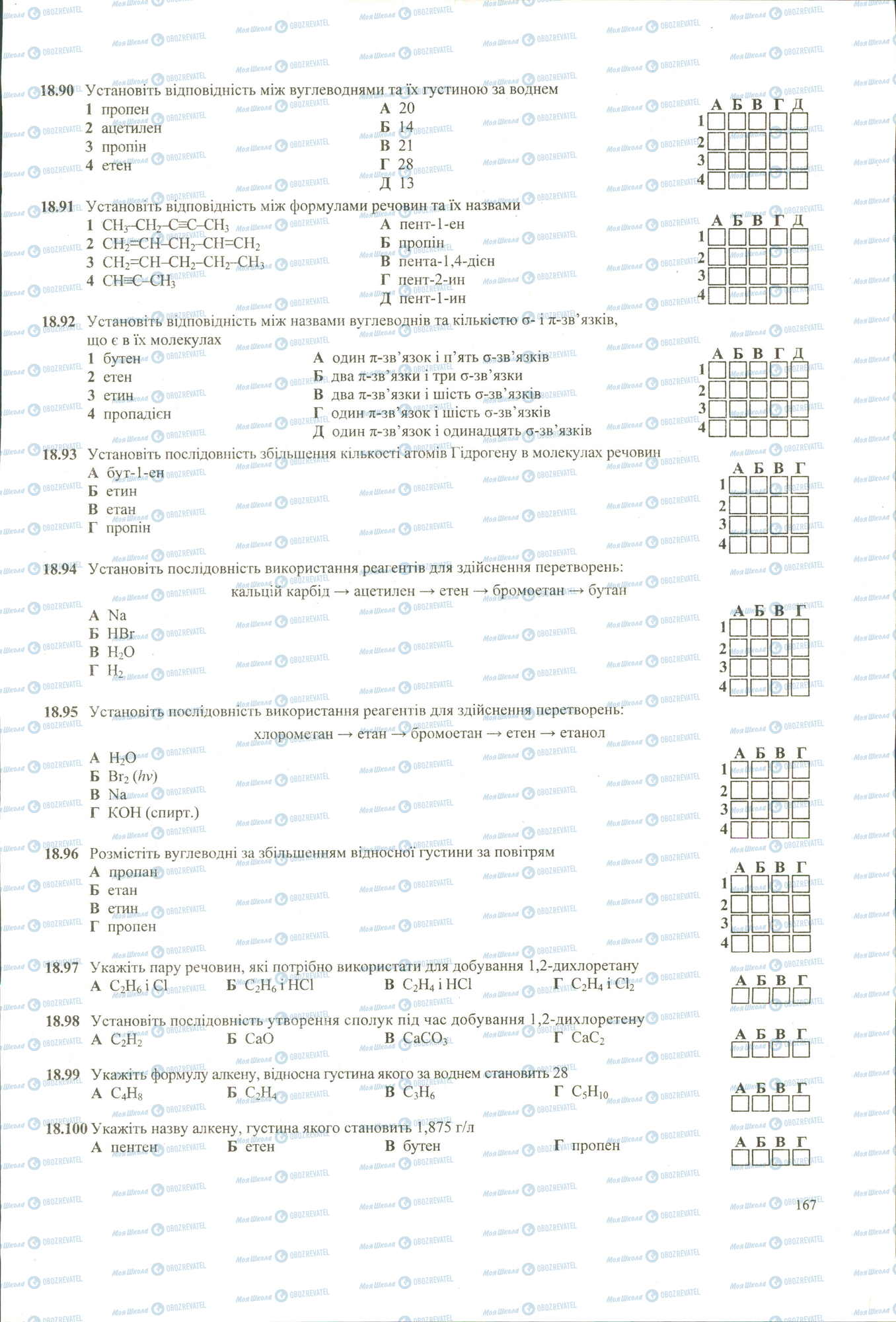 ЗНО Химия 11 класс страница 90-100