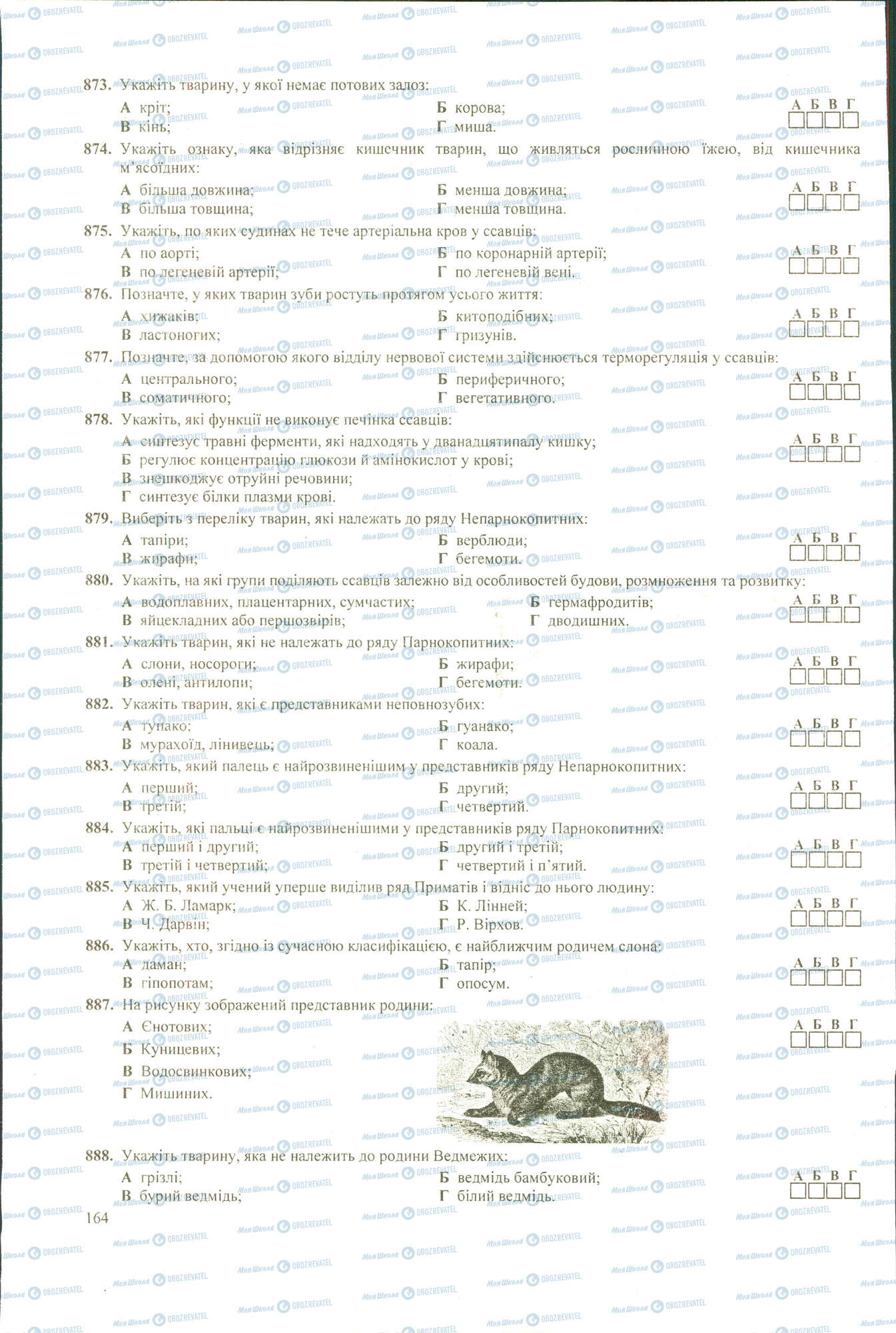 ЗНО Біологія 11 клас сторінка 873-888