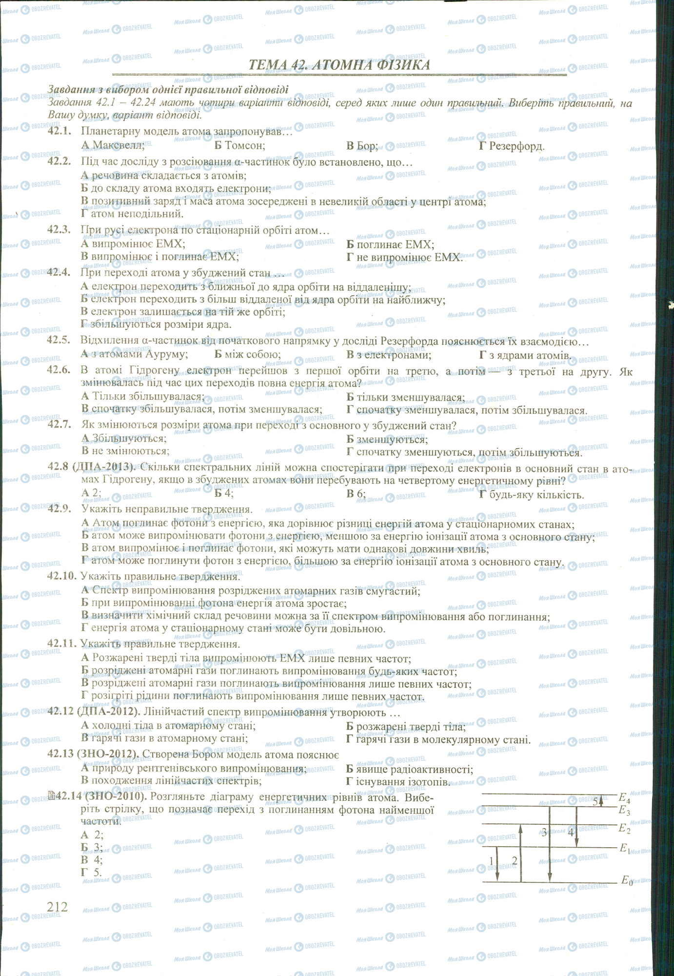 ЗНО Физика 11 класс страница 1-14