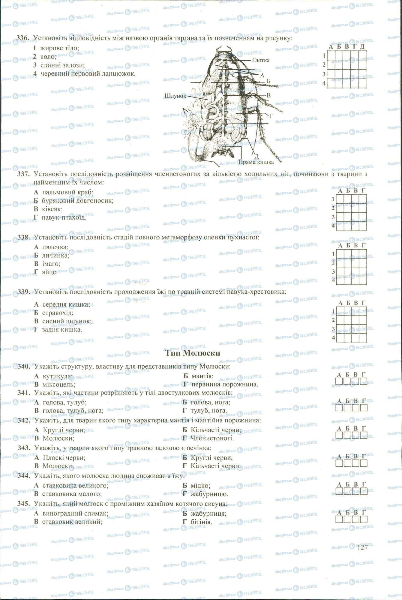 ЗНО Биология 11 класс страница 336-345