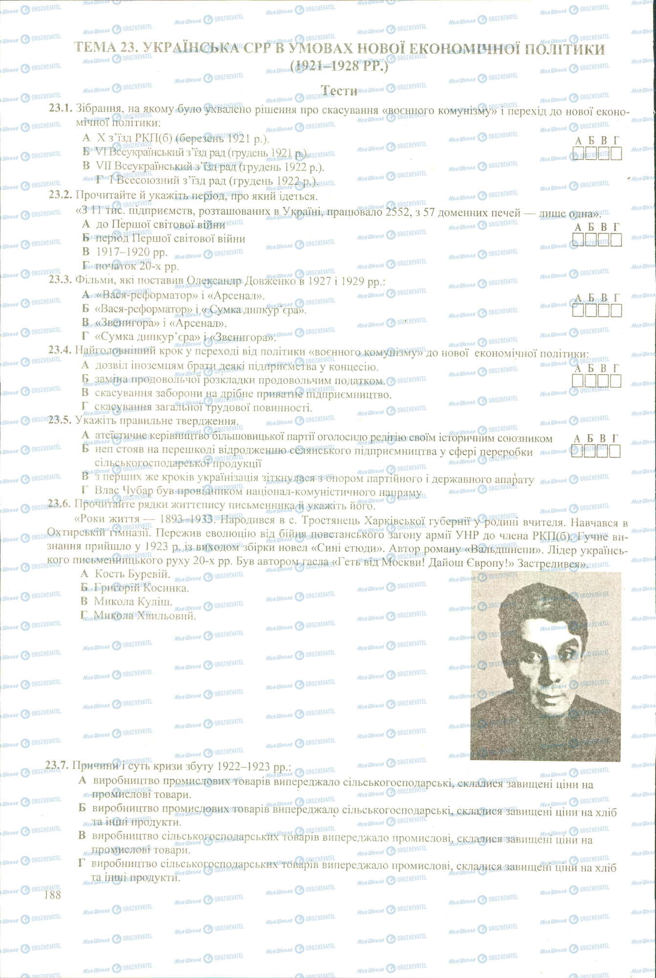 ЗНО Історія України 11 клас сторінка 1-7