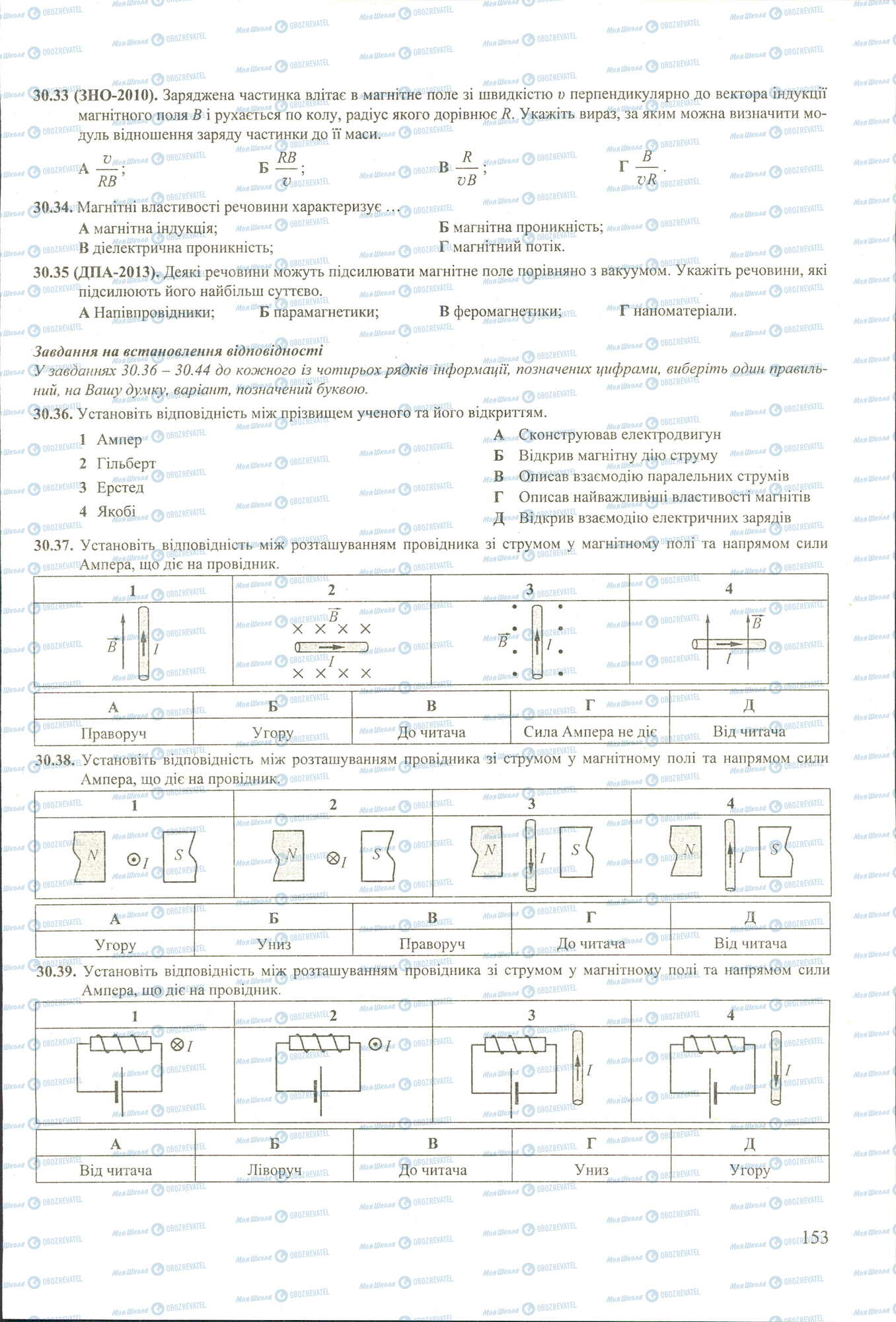 ЗНО Физика 11 класс страница 33-39