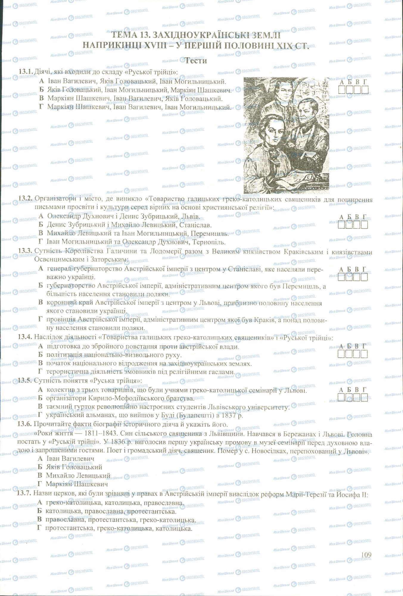 ЗНО Історія України 11 клас сторінка 1-7