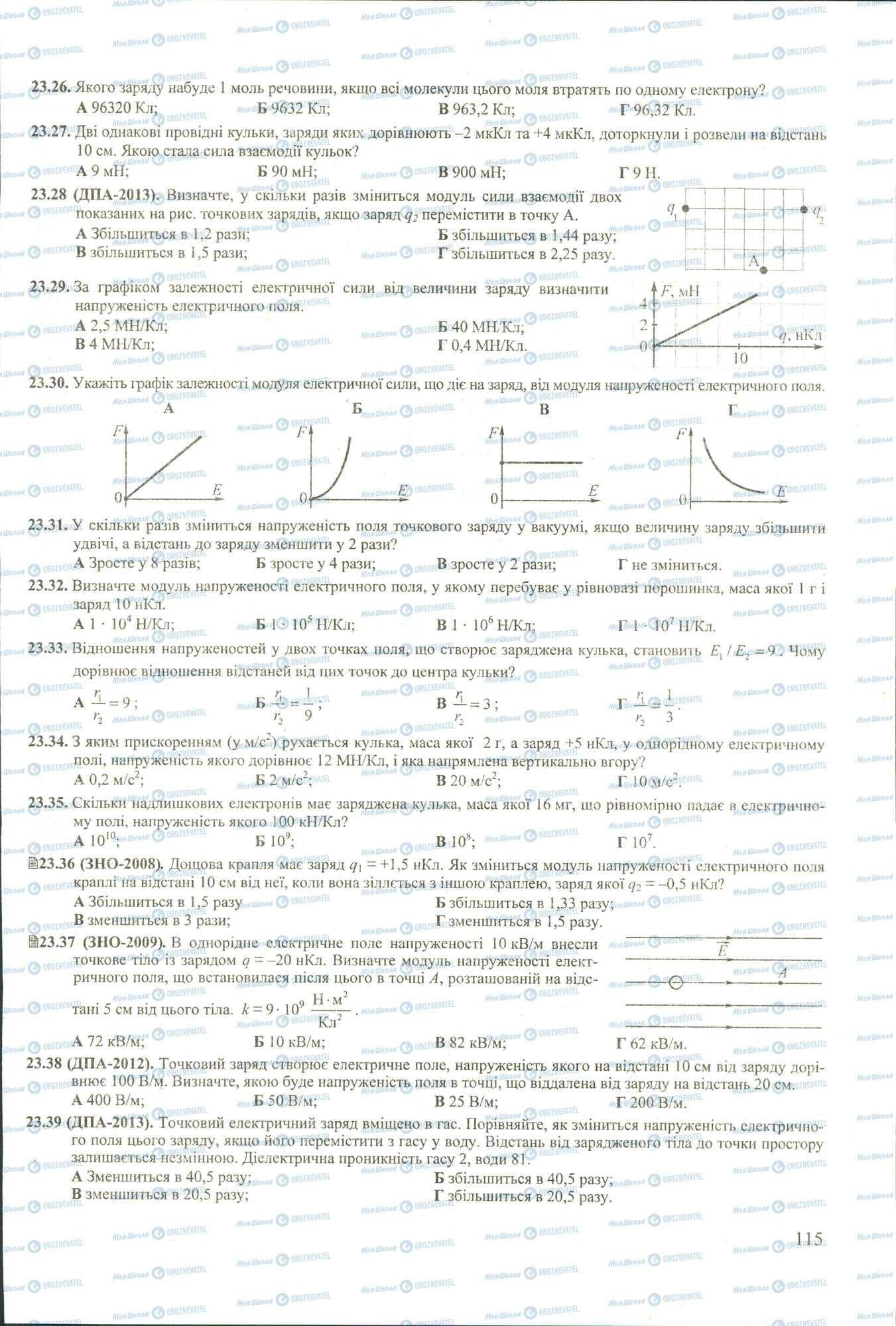 ЗНО Фізика 11 клас сторінка 26-39