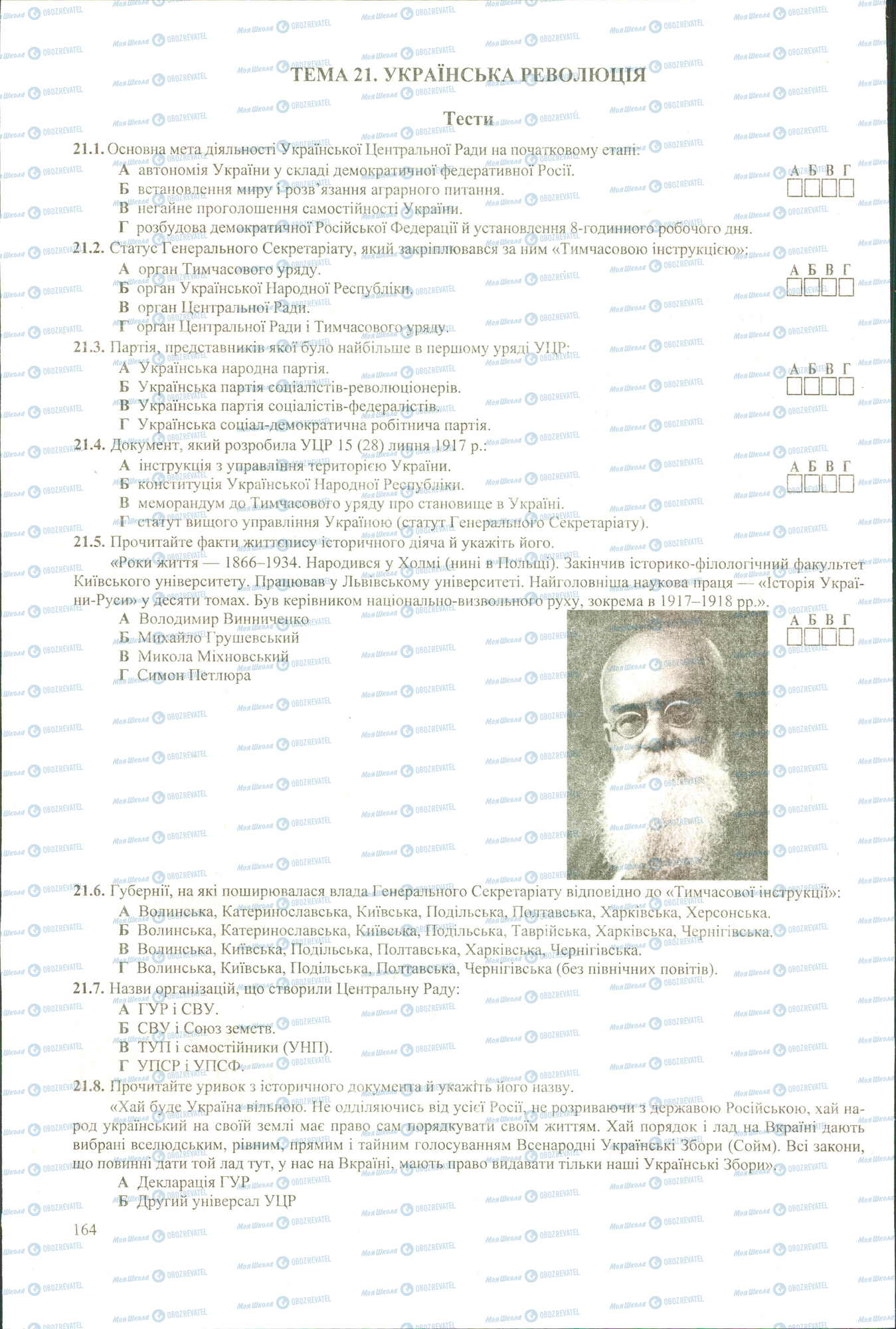 ЗНО История Украины 11 класс страница 1-8