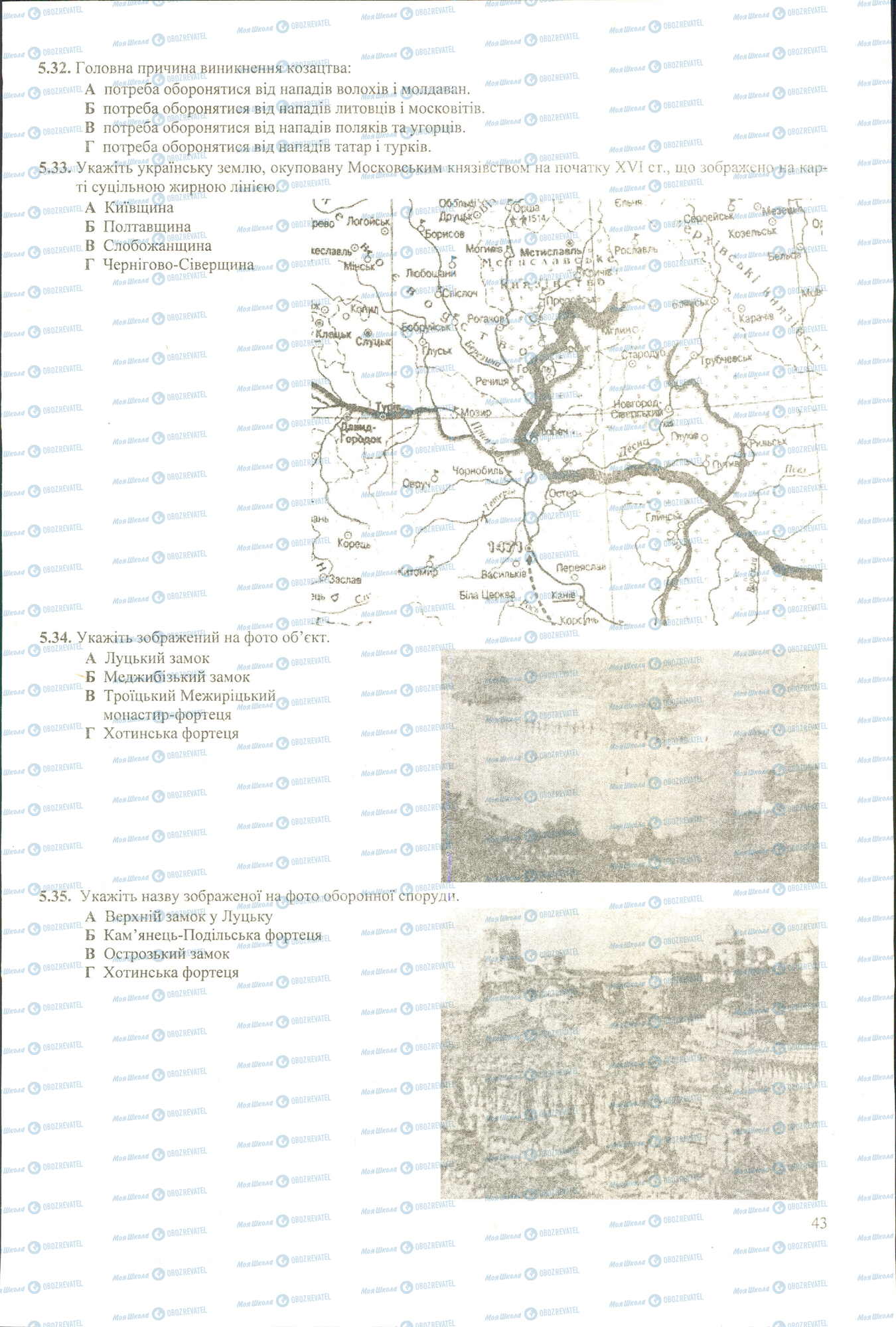 ЗНО История Украины 11 класс страница 5.32-5.35