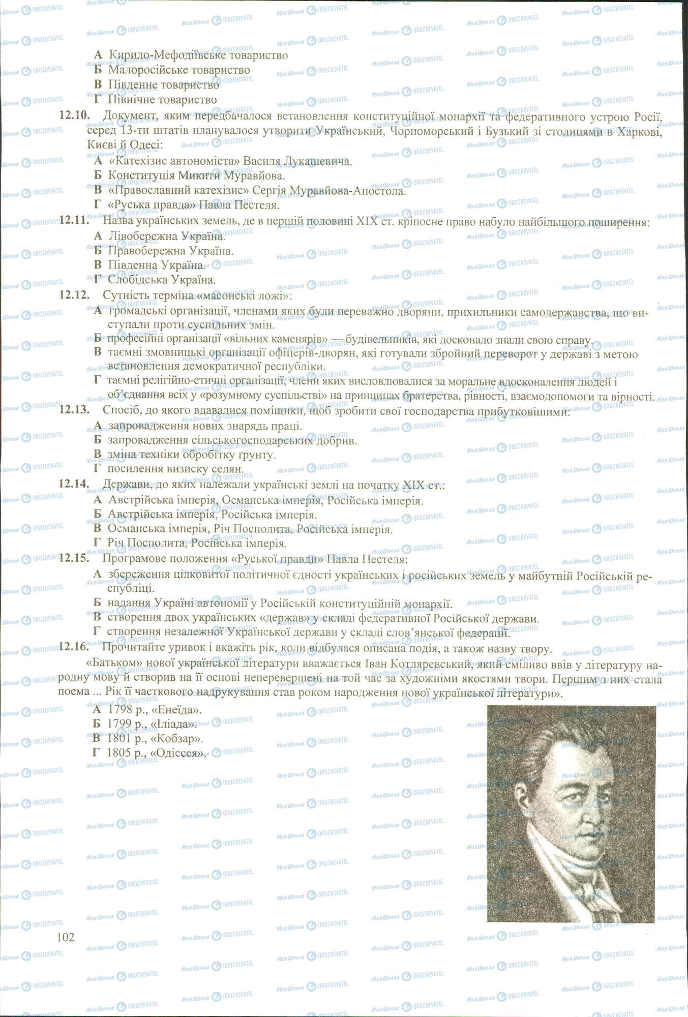 ЗНО Історія України 11 клас сторінка 10-16