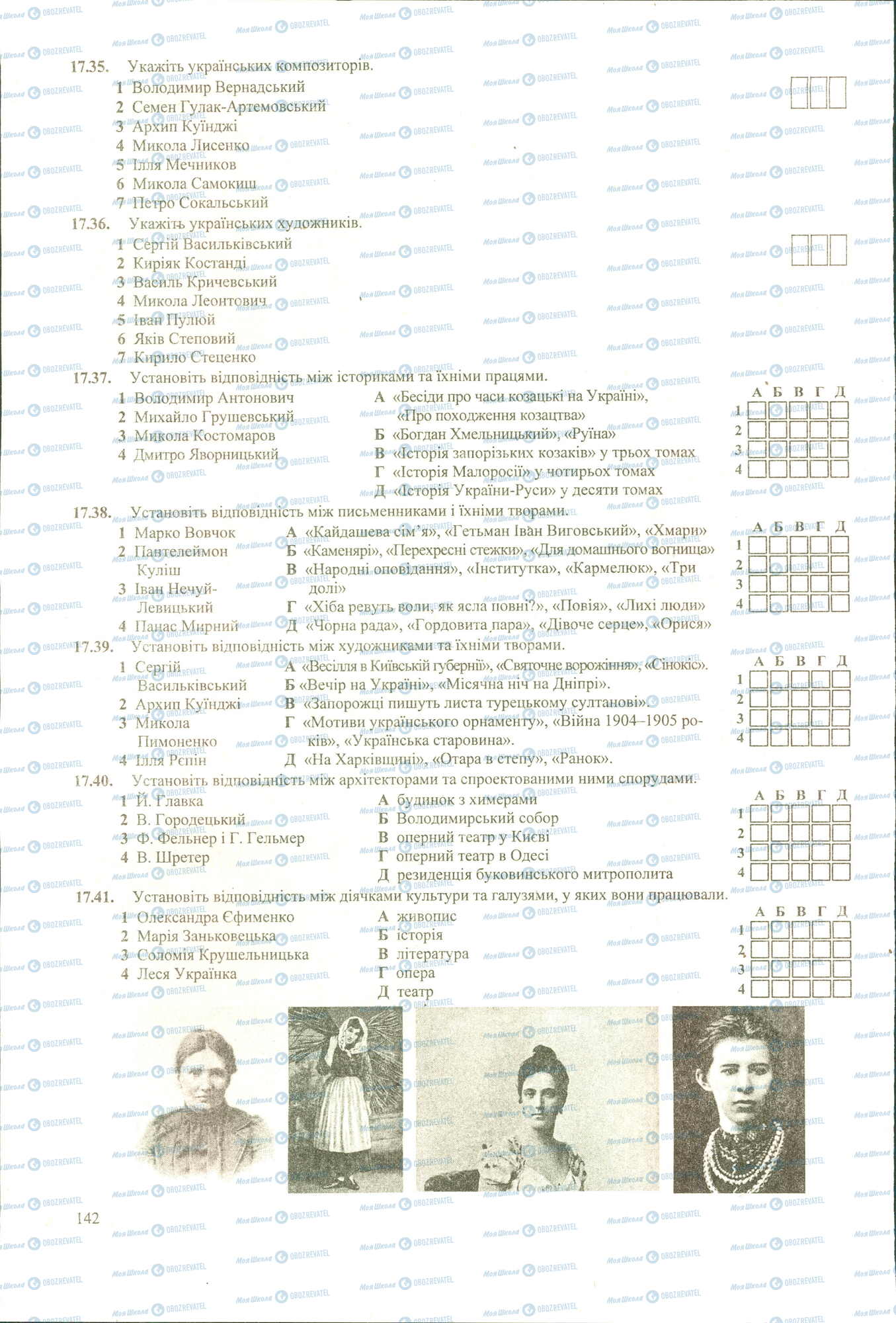 ЗНО Історія України 11 клас сторінка 35-41