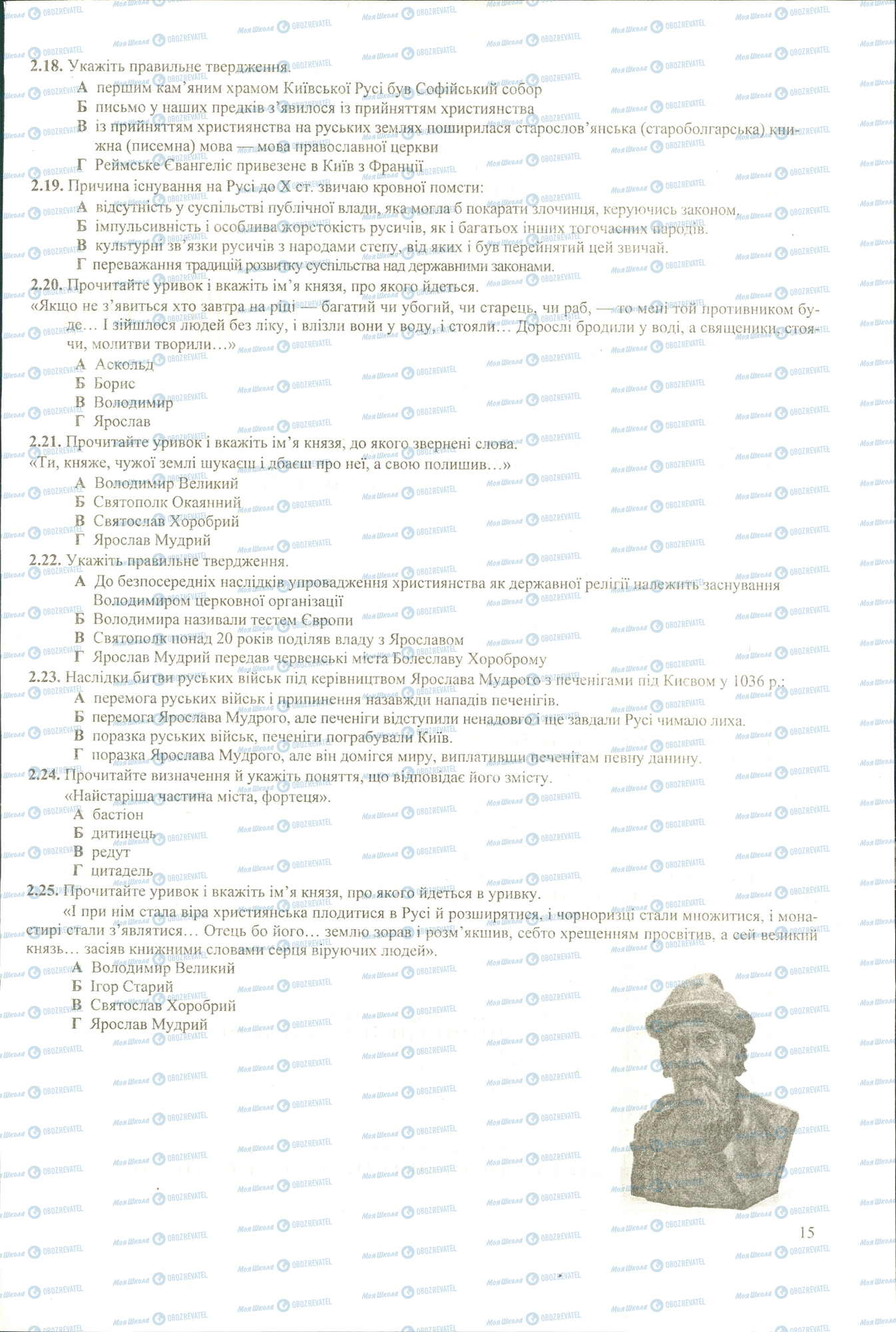 ЗНО Історія України 11 клас сторінка 2.18-2.25