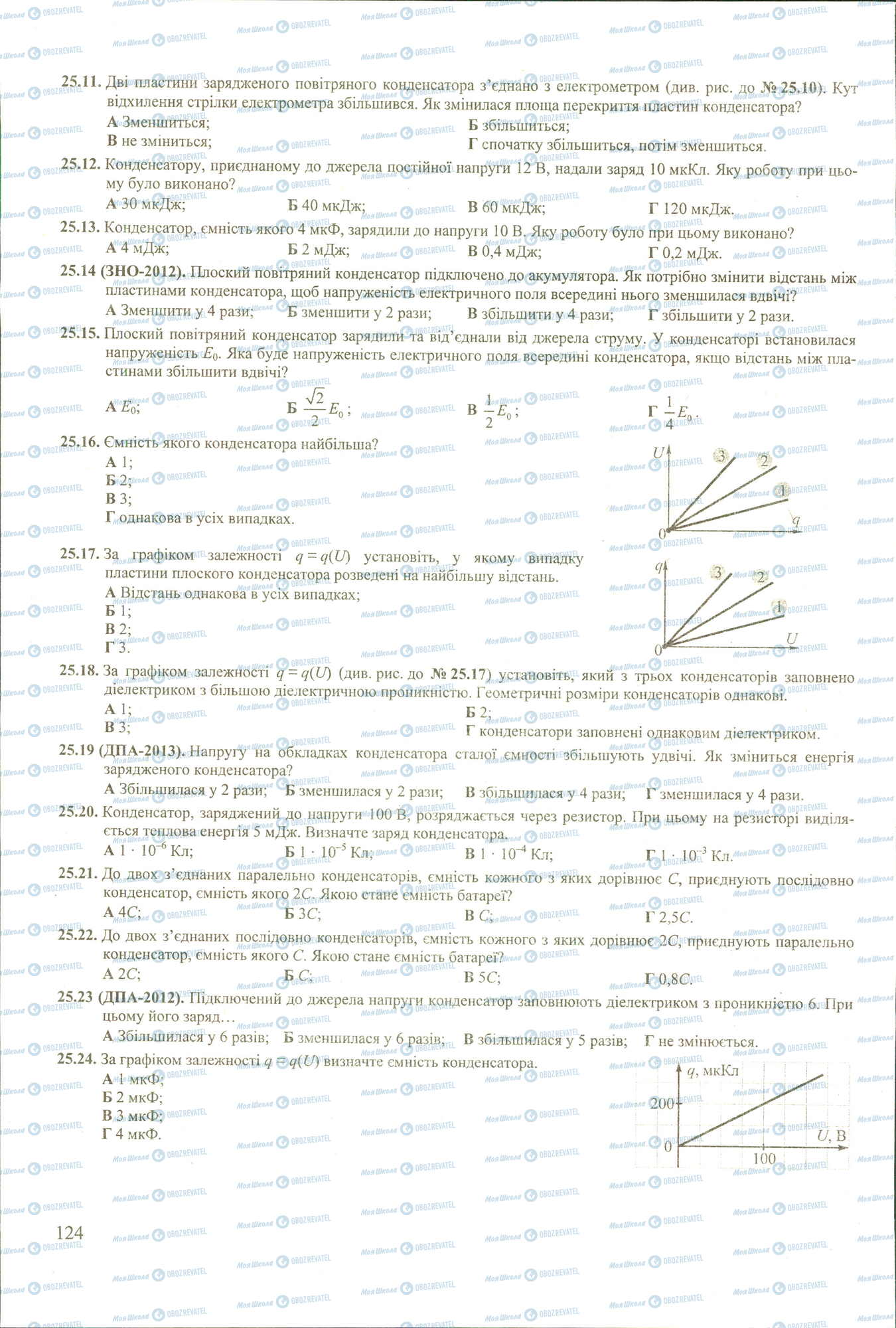 ЗНО Фізика 11 клас сторінка 11-24