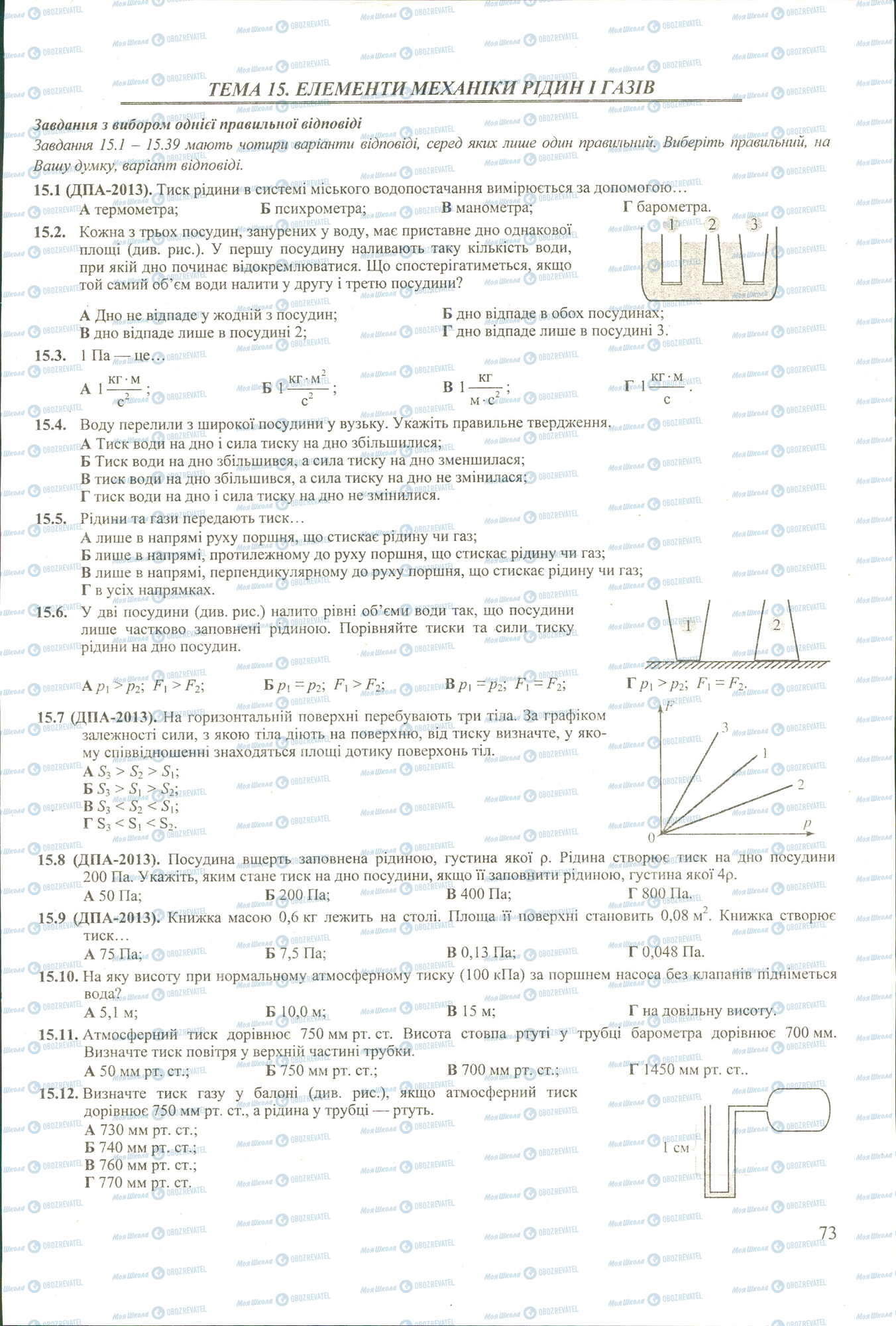 ЗНО Фізика 11 клас сторінка 1-2