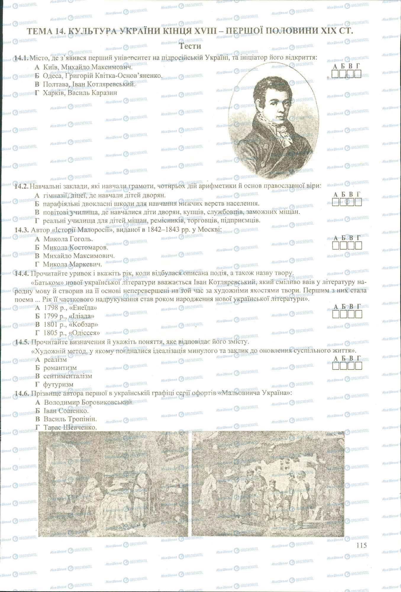 ЗНО Історія України 11 клас сторінка 1-6