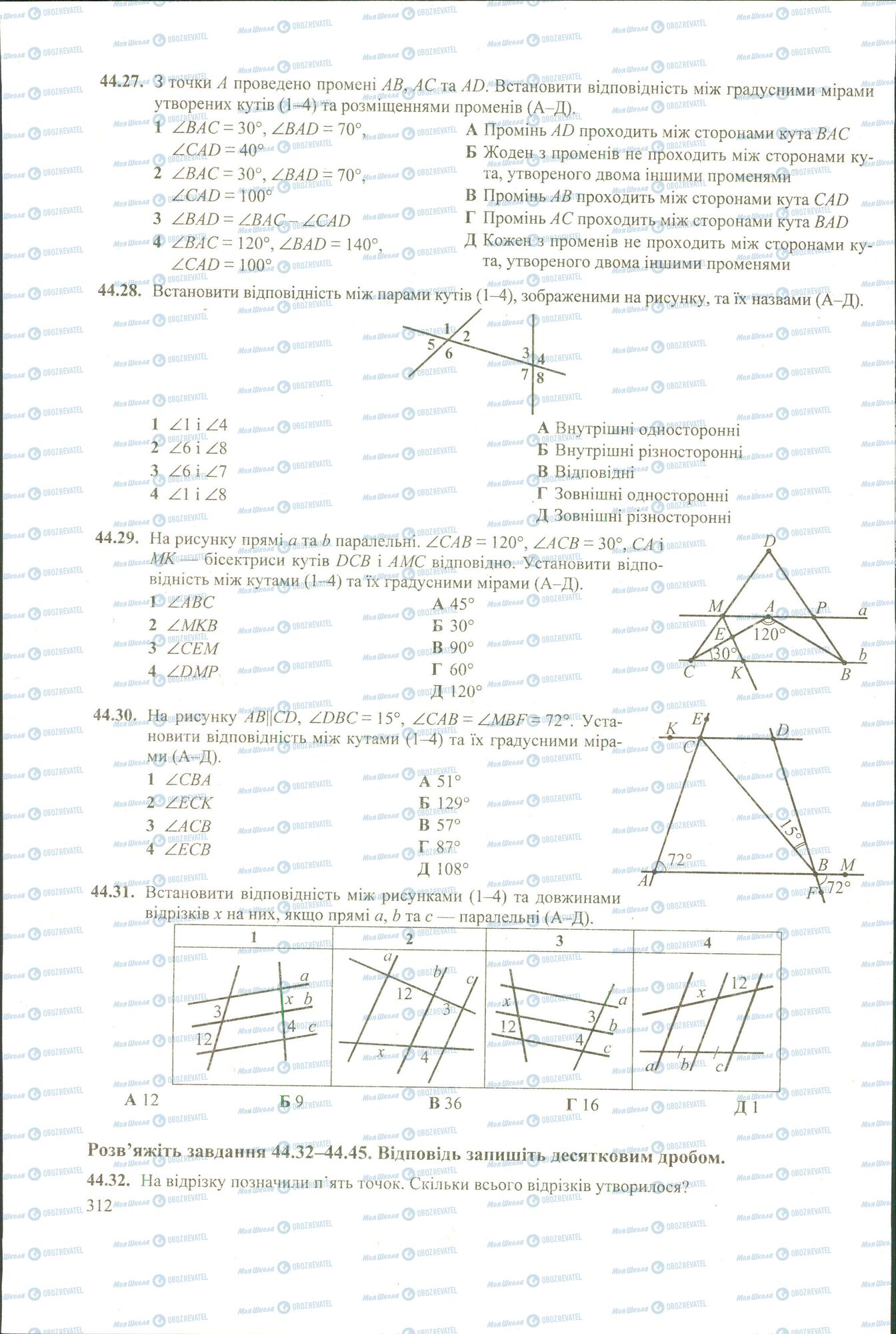 ЗНО Математика 11 клас сторінка 27-32