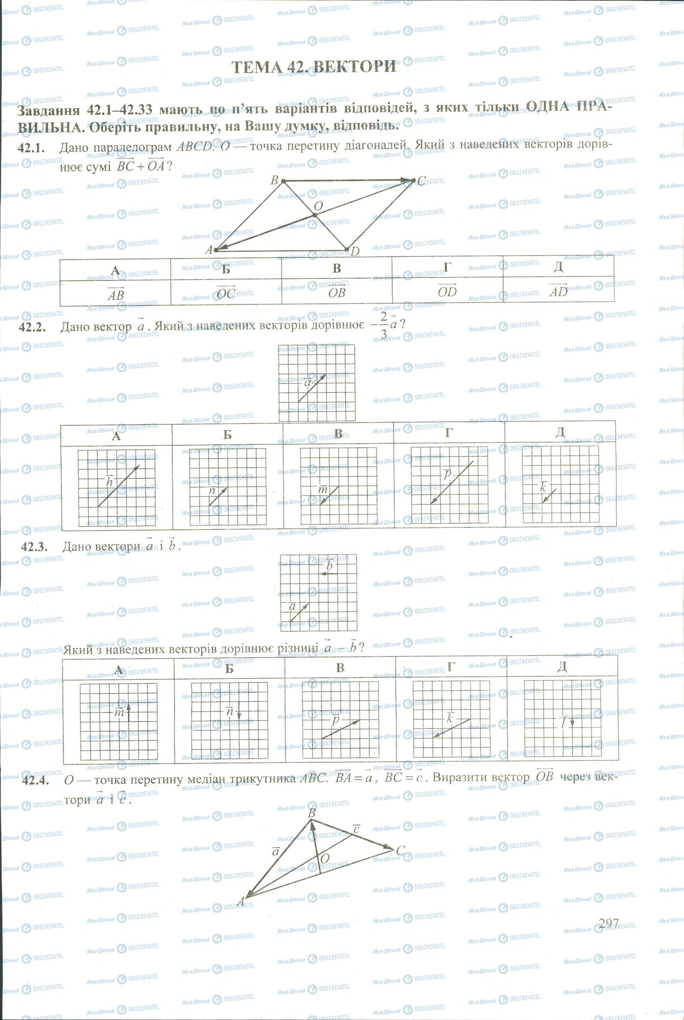 ЗНО Математика 11 класс страница 1-4