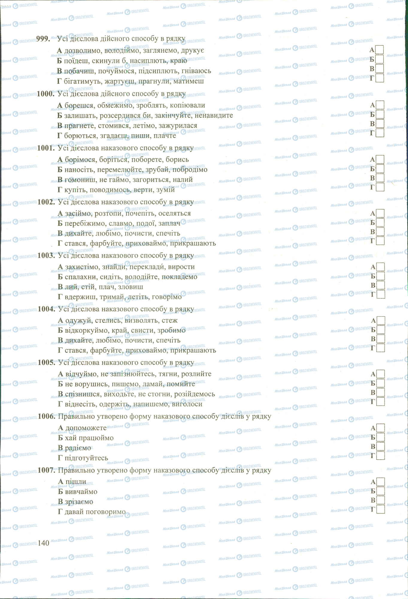 ЗНО Українська мова 11 клас сторінка 990-1007