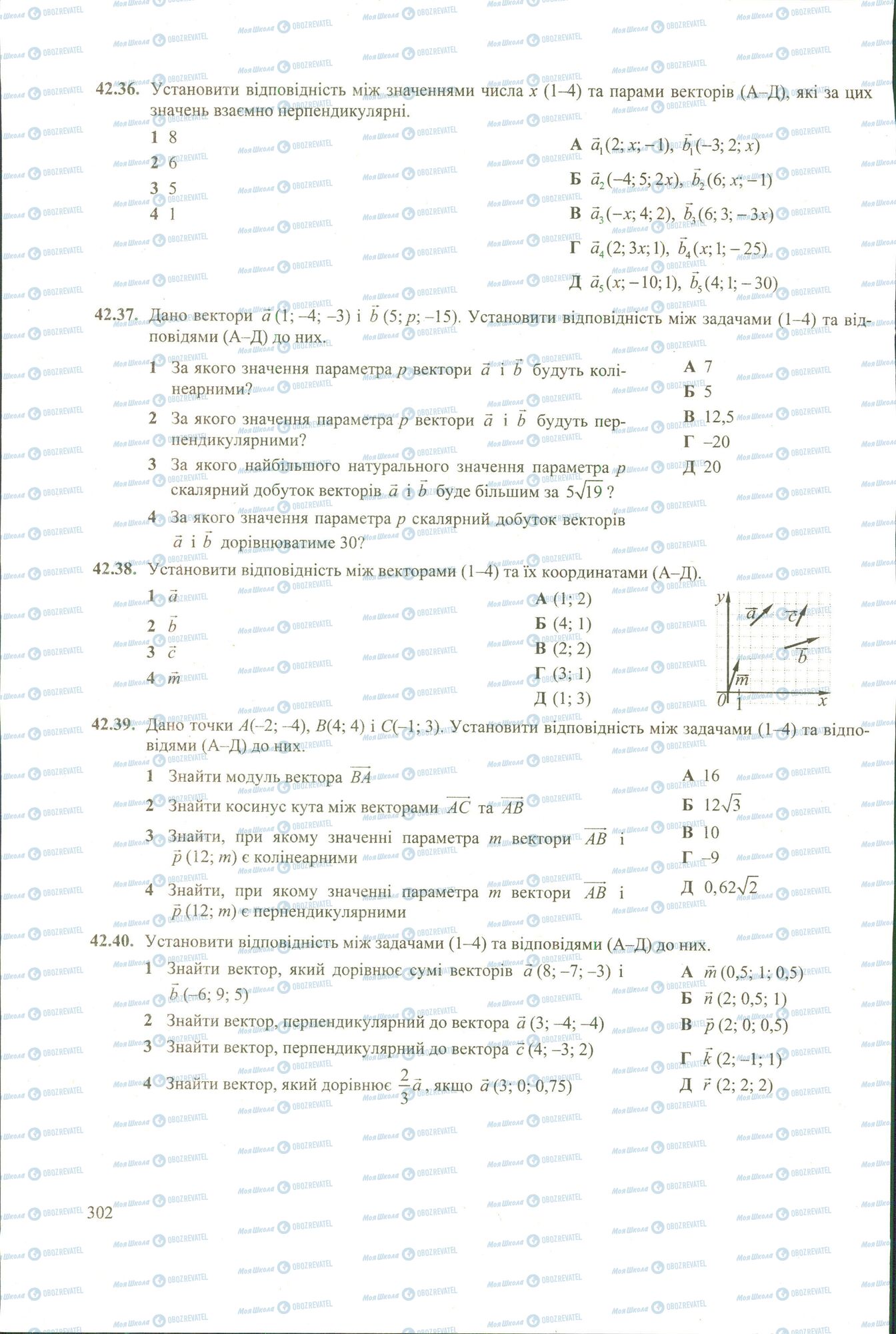 ЗНО Математика 11 клас сторінка 36-40