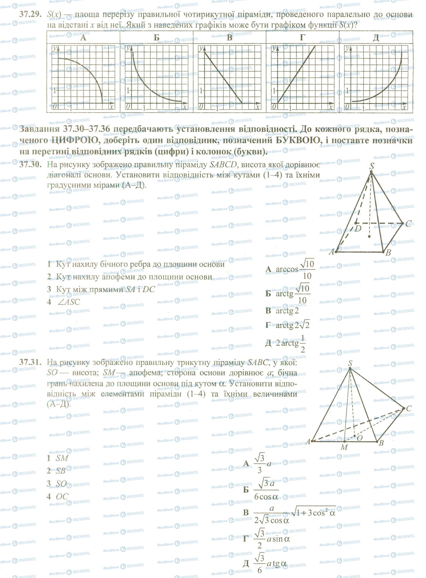 ЗНО Математика 11 класс страница 29-31